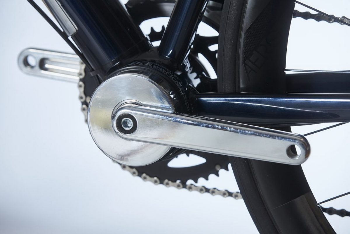 Le moteur électrique développé FreeFlow Technologies pèse entre 2,5 et 3,5 kg. Le couple n’est pas précisé mais peut semble-t-il être ajusté selon les exigences du fabricant de vélo qui voudra l’utiliser. © FreeFlow Technologies